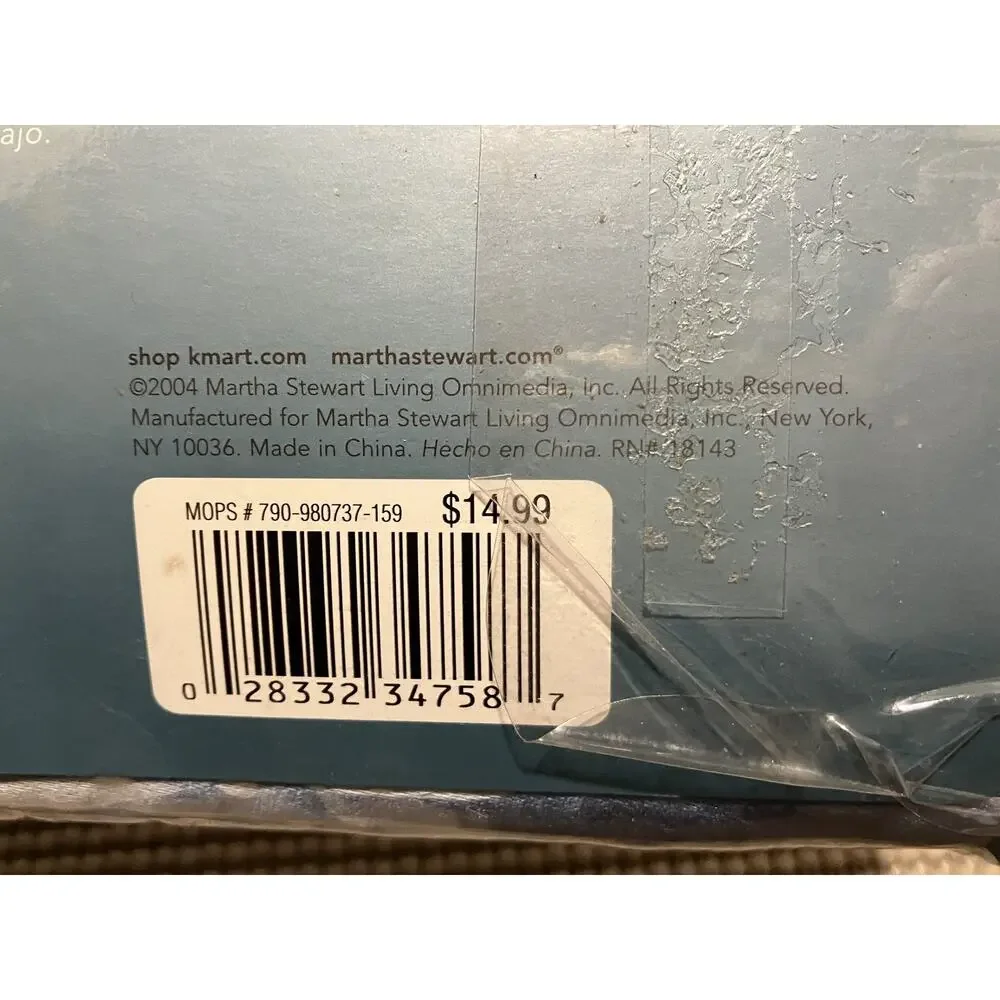 Martha Stewart Everyday First Snowfall Round Tablecloth 70